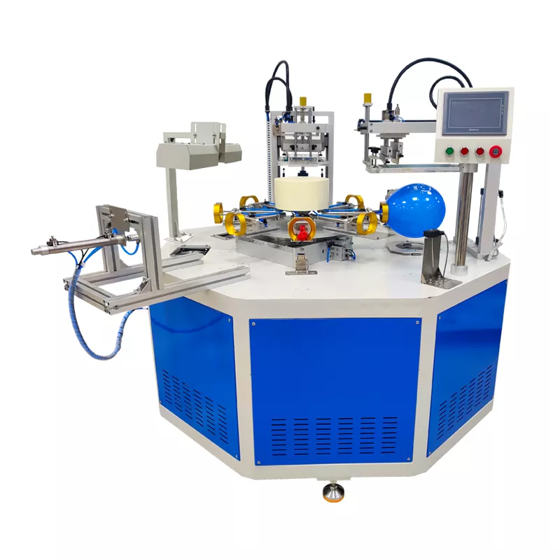 Automaatne 2 värvi õhupalliga siiditrükimasin