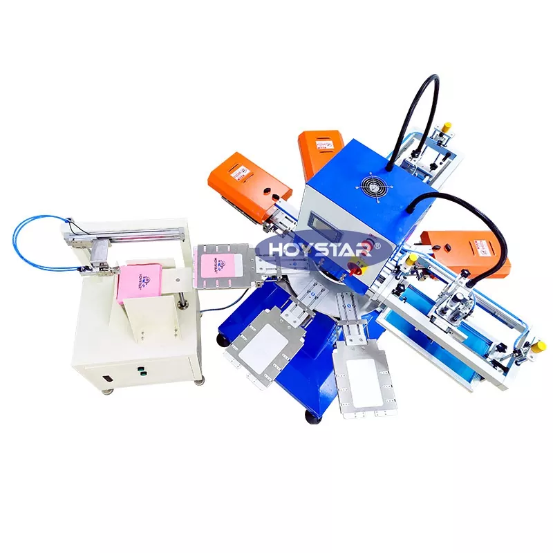 Automaatne 2 värvi salvrätiku siiditrüki masin