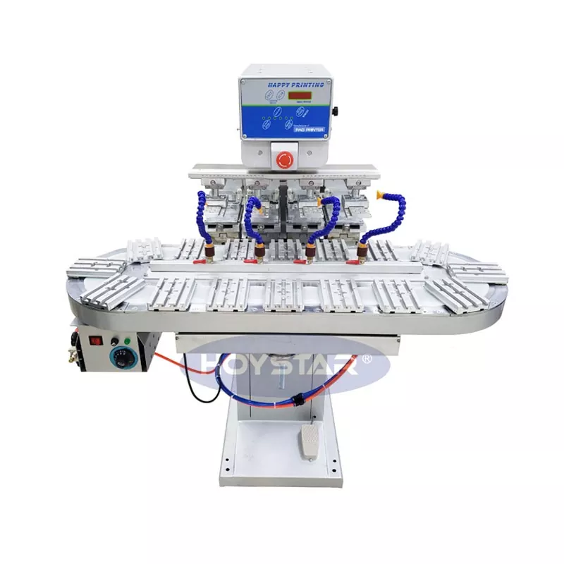 Suure suurusega neljavärviline konveieriga padrunprinter